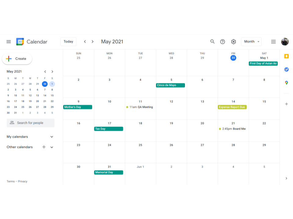 calendar screenshot